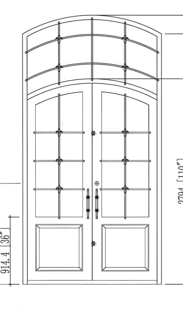 Cad Drawing Of Door Design Lines Ltd