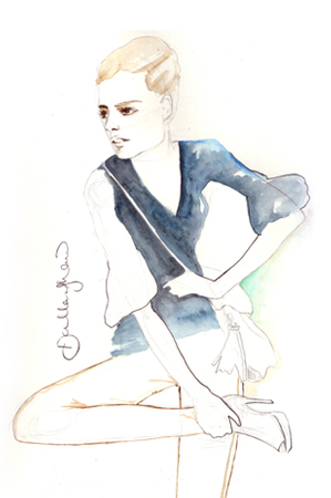 Design Lines Ltd. Blog Dallas Shaw Fashion Sketch drawing