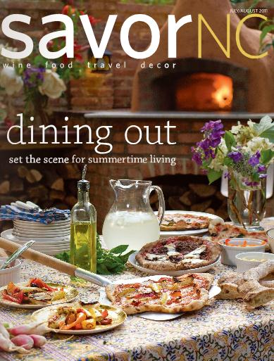 SavorNC Magazine July/Aug 2011 Issue Cover